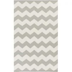 Artistic Weavers AWLT3019-23 Vogue Collins Rectangle Flat Woven Area Rug; Gray - 2 x 3 ft.