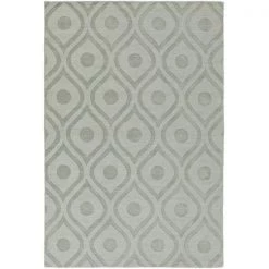 Artistic Weavers AWHP4000-6RD Central Park Zara Round Handloomed Area Rug; Gray - 6 ft.