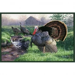 Associated Weavers Custom Printed Rugs TURKEY Turkey Wildlife Rug