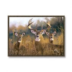 Associated Weavers Custom Printed Rugs BUCK STOPS HERE Buck Stops Here Wildlife Rug