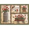Associated Weavers Custom Printed Rugs GERANIUMS Geraniums Rug