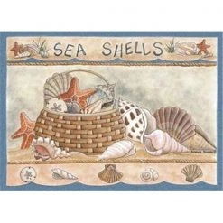 Associated Weavers Custom Printed Rugs SEASHELLS Seashells Rug
