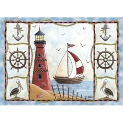 Associated Weavers Custom Printed Rugs LIGHTHOUSE Lighthouse Rug