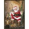 Associated Weavers Custom Printed Rugs SANTA & REINDEER Santa and Reindeer Rug -Rugs&Mats Official Shop Unbeatablesale20Inc awv031xx650xx812765
