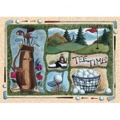 Associated Weavers Custom Printed Rugs TEE TIME Tee Time Rug