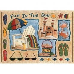 Associated Weavers Custom Printed Rugs FUN IN THE SUN Fun In The Sun Rug