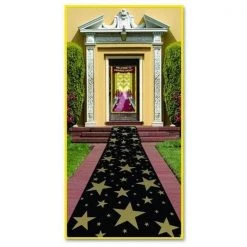 Beistle Co Beistle 57653 Gold Star Runner - Pack of 6