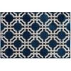 Central Oriental 2307PN71.084 Terrace Tropic 084 Dolliver 100 Percent Heat Set Polypropylene Rug; Sapphire & Snow - 6 ft. 7 in. x 9 ft. 6 in. -Rugs&Mats Official Shop Unbeatablesale20Inc cnor3614xx650xx62e846