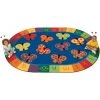 Carpets For Kids 3513 123 ABC Butterfly Fun 3.83 ft. x 5.42 ft. Rectangle Rug -Rugs&Mats Official Shop Unbeatablesale20Inc cpfk024xx1200xxd652bd