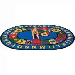 Carpets For Kids 1600 Bilingual 5.83 ft. x 8.33 ft. Rectangle Rug