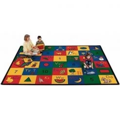 Carpets For Kids 1300 Blocks of Fun 5.83 ft. x 8.33 ft. Rectangle Carpet