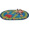 Carpets For Kids 2200 ABC Caterpillar 5.83 ft. x 8.33 ft. Rectangle Rug