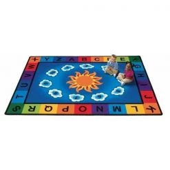 Carpets For Kids 9400 Sunny Day Learn & Play 5.83 ft. x 8.33 ft. Rectangle Carpet