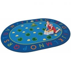 Carpets For Kids 2416 Hip Hop to the Top 8.25 ft. x 11.67 ft. Oval Carpet