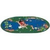 Carpets For Kids 3036 The Pond 8.25 ft. x 11.67 ft. Oval Carpet