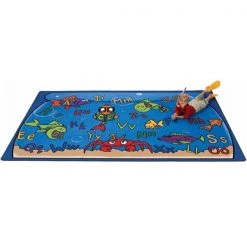 Carpets For Kids 8901 Alphabet Aquarium 4.42 ft. x 5.83 ft. Rectangle Carpet