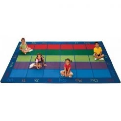 Carpets For Kids 8612 Colorful Places Seating 7.5 ft. x 12 ft. Rectangle Rug