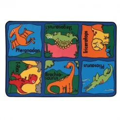 Carpets for Kids 36.44 Dino-Mite Rug 3 ft. x 4.5 ft.