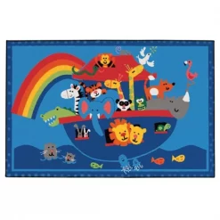 Carpets for Kids 36.74 Noah ft.s Animals 3 ft. x 4.5 ft.