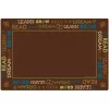 Carpets for Kids 25724 Read to Dream Border Rug - Nature