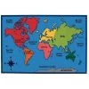 Carpets for Kids 72.86 World Map 6 ft. x 9 ft. -Rugs&Mats Official Shop Unbeatablesale20Inc cpfk485xx650xxa601b2