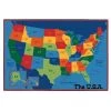 Carpets for Kids 72.95 USA Map 6 ft. x 9 ft. -Rugs&Mats Official Shop Unbeatablesale20Inc cpfk488xx650xx5e0779