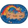 Carpets for Kids 74003 Alphabet Noah Rug; 3 ft. 10 in. x 5 ft. 5 in. -Rugs&Mats Official Shop Unbeatablesale20Inc cpfk715xx650xxfe4032