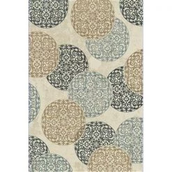 Dynamic Rugs ME24985014118 Melody Rectangular Rug; Ivory - 2 ft. x 3 ft. 7 in.