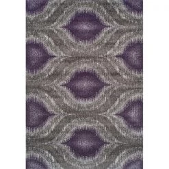 Dalyn MG4441PL5X8 5 ft. 3 in. x 7 ft. 7 in. Modern Greys Plum Area Rug