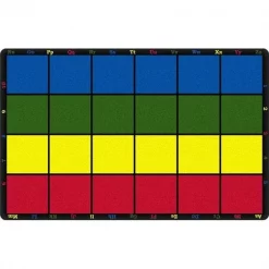 Flagship Carpets PE423-44 Rectangle Cushy Stars Seating Carpet; 7 ft. 6 in. x 12 ft. - 24 Seats