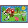 Flagship Carpets CE417-12W Rectangle Cutie Barnyard Carpet; 3 ft. x 5 ft. -Rugs&Mats Official Shop Unbeatablesale20Inc flgc306xx650xxb255e2