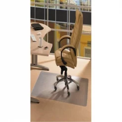 Floortex FC1175120EV Advantagemat 0.25 in. Less PVC Rectangular Chair Mat for Low Pile Carpets; 30 x 48 in.