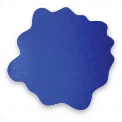 Floortex FC114040PBV Sploshmat 0.25 in. Floor Protection Mat for Low Pile Carpets; Caribbean Blue - 40 x 40 in.