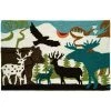 Home Fires PY-MM004 22 in. x 34 in. Accents Forest Dwellers ndoor Rug - Black and Brown -Rugs&Mats Official Shop Unbeatablesale20Inc hmfr1054xx650xx6cf0b4