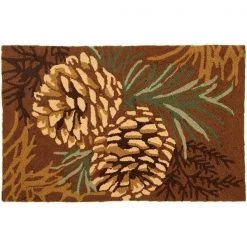 Homefires Rugs Homefire Rugs PY-HV007 22 in. x 34 in. Pine Cone Rug
