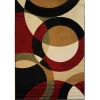 Infinity Home 19405 Dulcet Bingo 5 ft. x 7 ft. 2 in. Rectangular Area Rug in Red -Rugs&Mats Official Shop Unbeatablesale20Inc ifnt071xx650xxc5d6c8 1