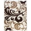 Infinity Home 600625 5 ft. 3 in. x 7 ft. 3 Ruby Leslie Fleur De Lis Area Rug - Ivory -Rugs&Mats Official Shop Unbeatablesale20Inc ifnt1073xx650xx554641