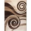 Infinity Home 600587 7 ft. 10 in. x 9 ft. 10 in. Ruby Whirlwind Contemporary Area Rug - Brown -Rugs&Mats Official Shop Unbeatablesale20Inc ifnt1097xx650xx0628d4