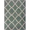 Infinity Home 21065 5 ft. 3 in. x 7 ft. 3 in. Sydney Lulus Lattice Area Rug - Light Blue -Rugs&Mats Official Shop Unbeatablesale20Inc ifnt1274xx650xx1b6443