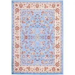 Infinity Home 84767 8 ft. 2 in. x 9 ft. 10 in. Miami Bijar Classic Traditional Oriental Area Rug - Blue