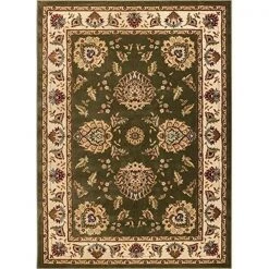 Infinity Home 36055 5 ft. 3 in. x 7 ft. 3 in. Timeless Abbasi Traditional Area Rug - Green