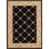 Infinity Home 36237 7 ft. 10 in. x 10 ft. 6 in. Timeless Fleur De Lis Area Rug - Black -Rugs&Mats Official Shop Unbeatablesale20Inc ifnt1400xx650xx1524d6