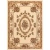 Infinity Home 36327 7 ft. 10 in. x 10 ft. 6 in. Timeless Le Petit Palais Traditional Area Rug - Ivory -Rugs&Mats Official Shop Unbeatablesale20Inc ifnt1405xx650xxdd6c50