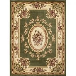 Infinity Home 36357 7 ft. 10 in. x 10 ft. 6 in. Timeless Le Petit Palais Traditional Area Rug - Green