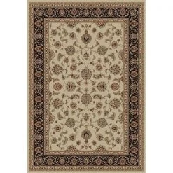 Infinity Home 549323 Barclay Sarouk 2 ft. 3 in. x 3 ft. 11 in. Rectangular Area Rug in Ivory