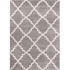 Well Woven 21073 Sydney Lulus Lattice Rug; Grey - 2 ft. 3 in. x 3 ft. 11 in.