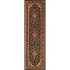 Infinity Home 541032 Barclay Medallion Kashan 2 ft. 3 in. x 7 ft. 3 in. Runner Rug in Black