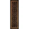 Infinity Home 549332 Barclay Sarouk 2 ft. 3 in. x 7 ft. 3 in. Runner Rug in Black -Rugs&Mats Official Shop Unbeatablesale20Inc ifnt185xx650xx635340