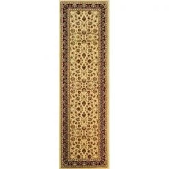 Infinity Home 549322 Barclay Sarouk 2 ft. 3 in. x 7 ft. 3 in. Runner Rug in Ivory