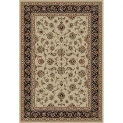 Infinity Home 549325 Barclay Sarouk 5 ft. 3 in. x 7 ft. 3 in. Rectangular Area Rug in Ivory